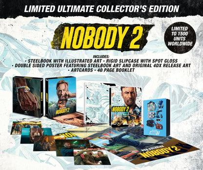 [Pre-Order] Nobody 2 4K Full Slip SteelBook: Ultimate Collector's Edition (2025)(UK)