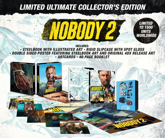 [Pre-Order] Nobody 2 4K Full Slip SteelBook: Ultimate Collector's Edition (2025)(UK)