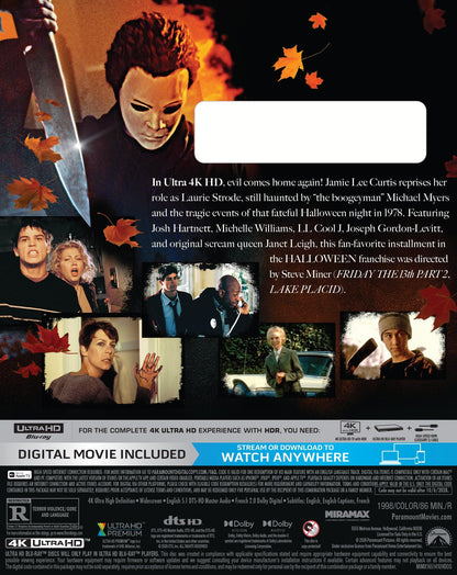 Halloween H20: Twenty Years Later 4K