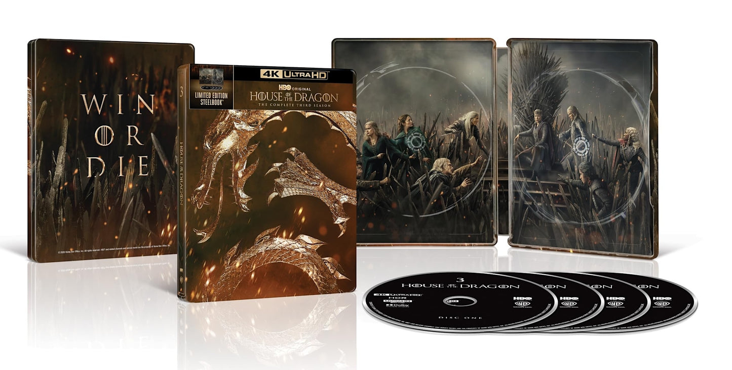 [Pre-Order] House of the Dragon: Season 3 4K SteelBook