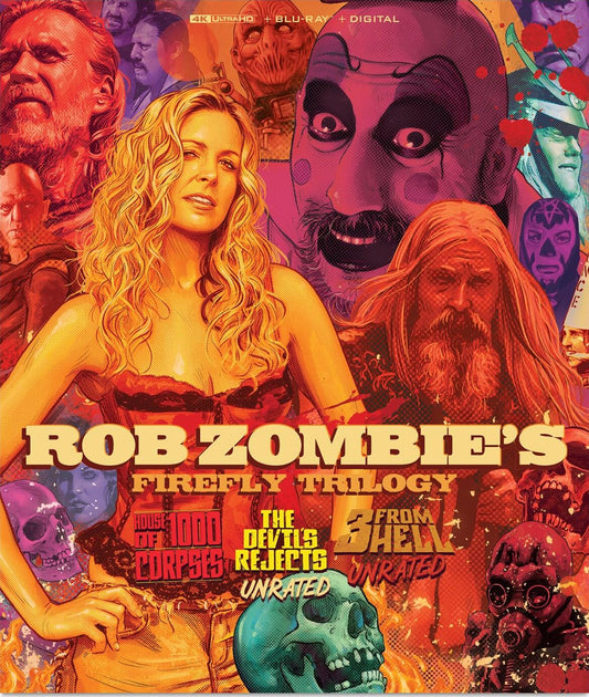 [Pre-Order] Rob Zombie's Firefly Trilogy 4K DigiPack: House of 1000 Corpses / The Devil's Rejects / 3 From Hell