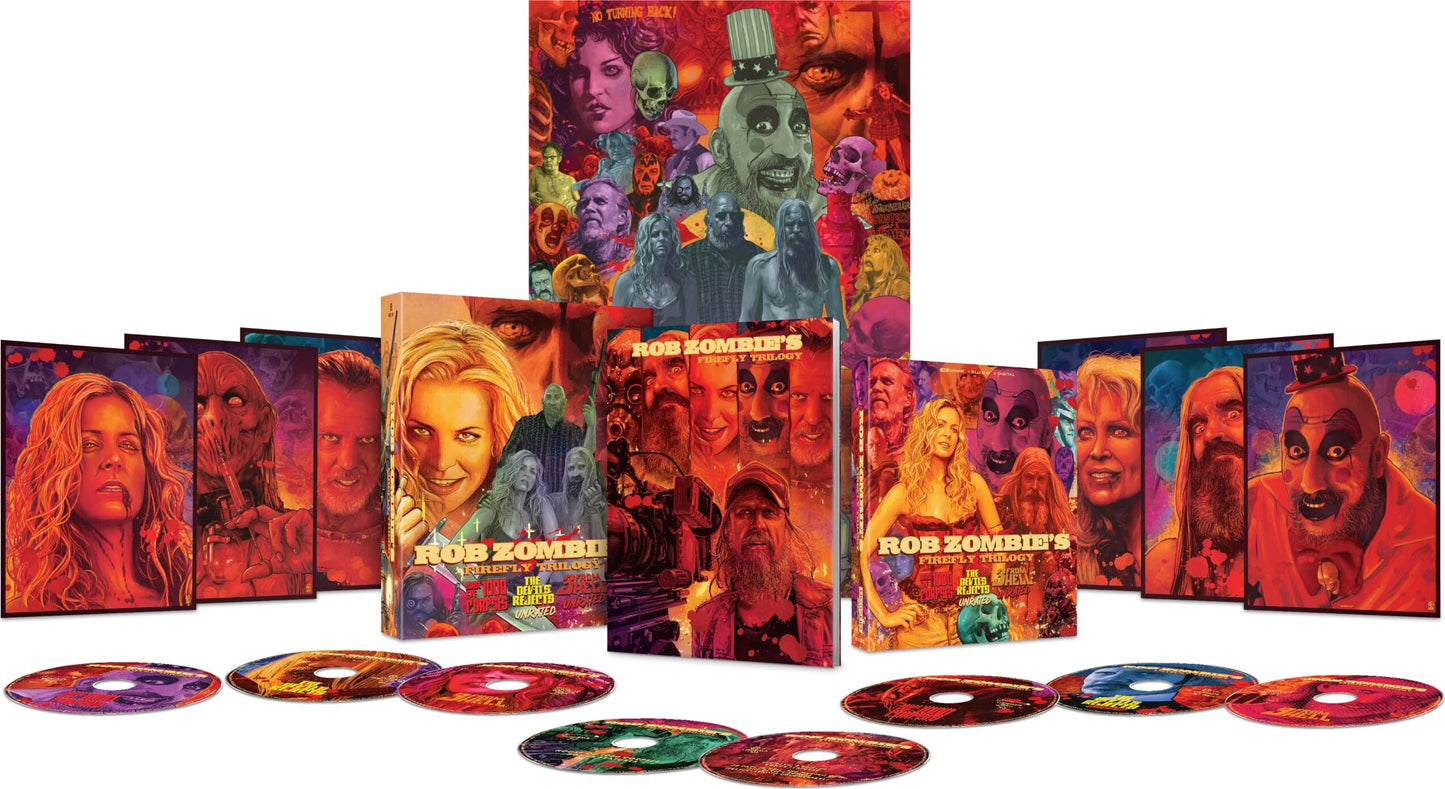 [Pre-Order] Rob Zombie's Firefly Trilogy 4K DigiPack: House of 1000 Corpses / The Devil's Rejects / 3 From Hell