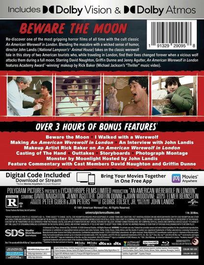 [Pre-Order] An American Werewolf in London 4K SteelBook