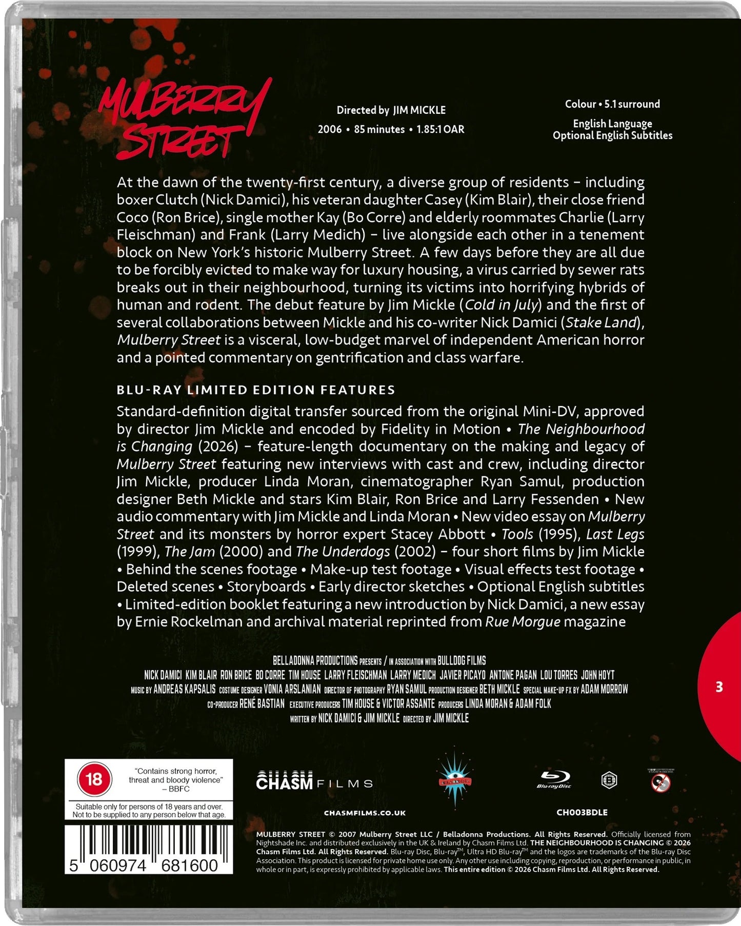 [Pre-Order] Mulberry Street: Limited Edition (Chasm)(UK)