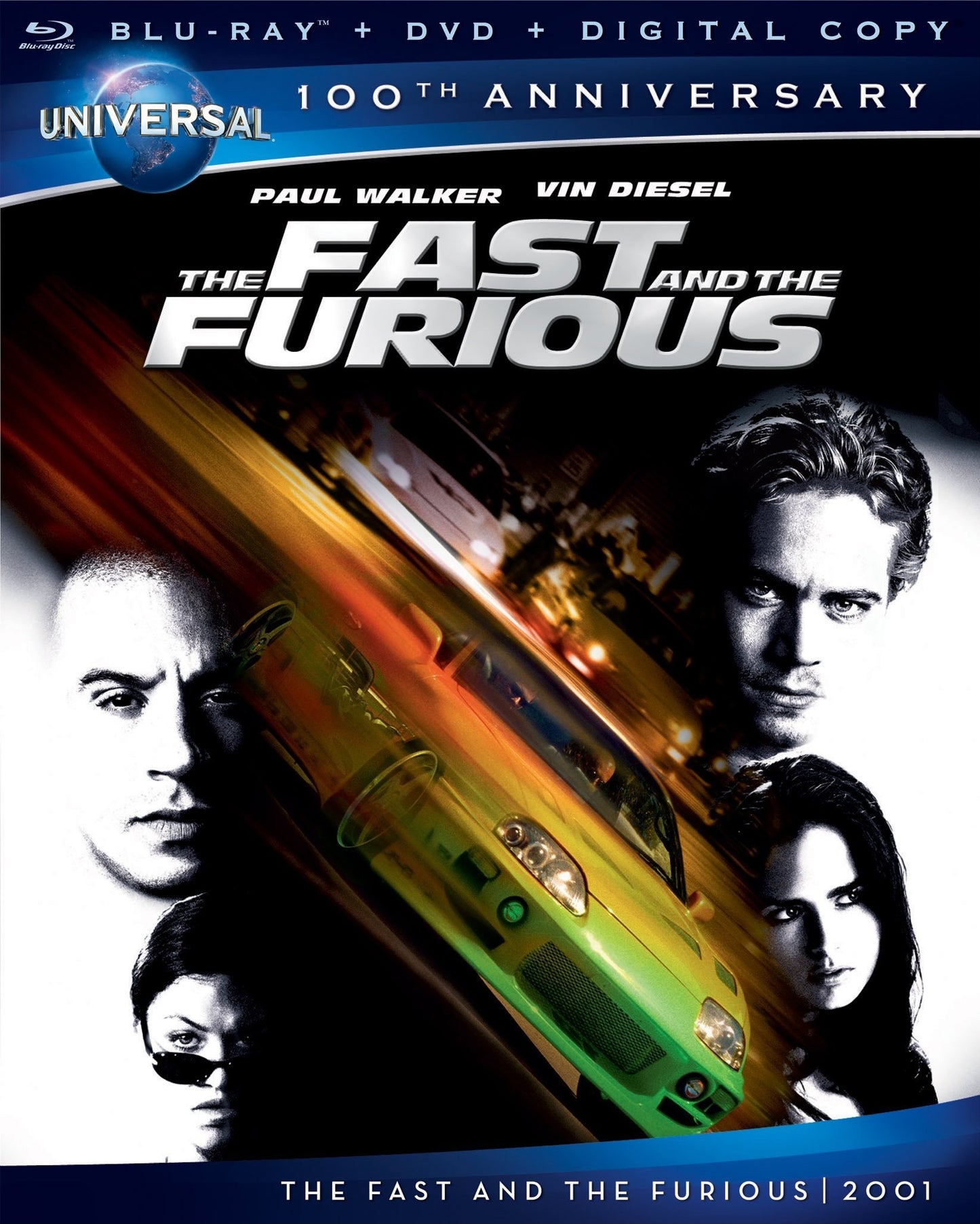 The Fast and the Furious: 100th Anniversary Edition (2001)(Slip)