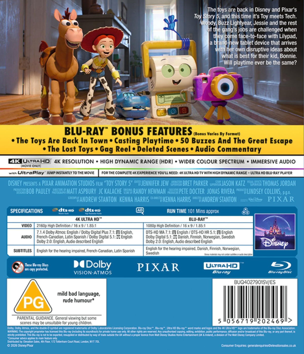 [Pre-Order] Toy Story 5 4K (2026)(UK)
