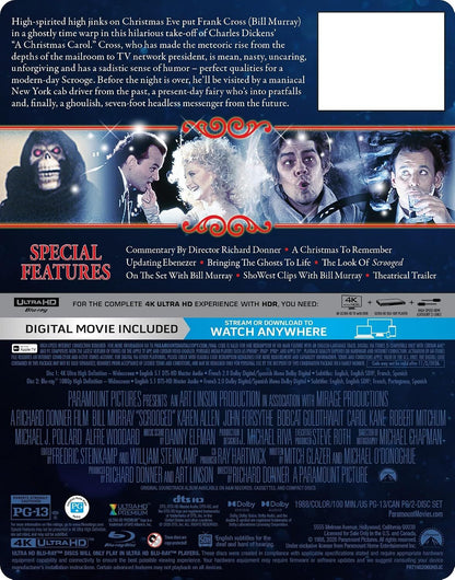 [Pre-Order] Scrooged 4K SteelBook