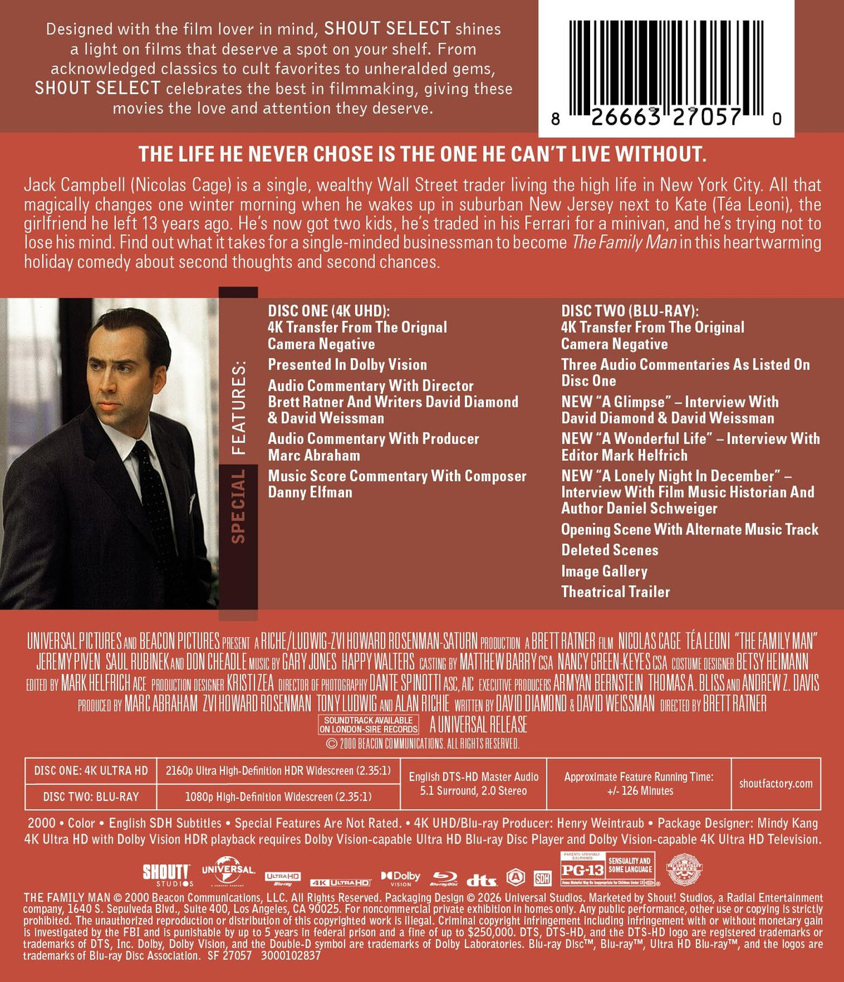[Pre-Order] The Family Man 4K: Collector's Edition