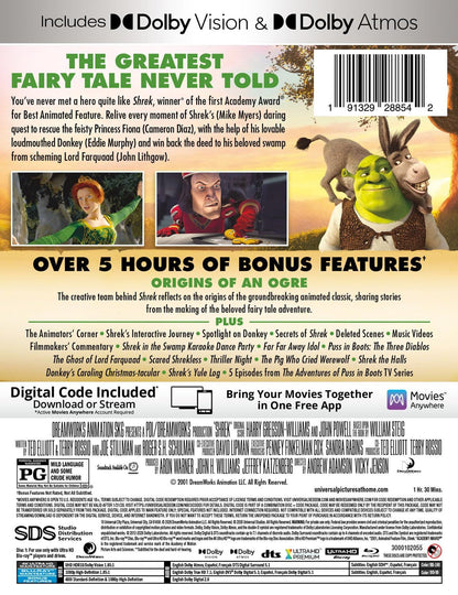 [Pre-Order] Shrek 4K: 25th Anniversary Edition SteelBook (2001)