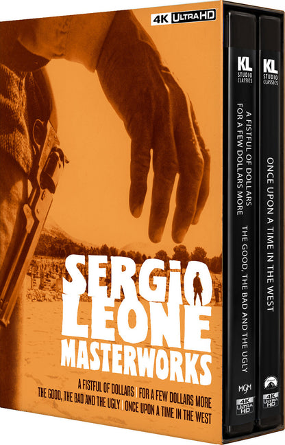 [Pre-Order] Sergio Leone Masterworks: The Dollars Trilogy + Once Upon a Time in the West 4K