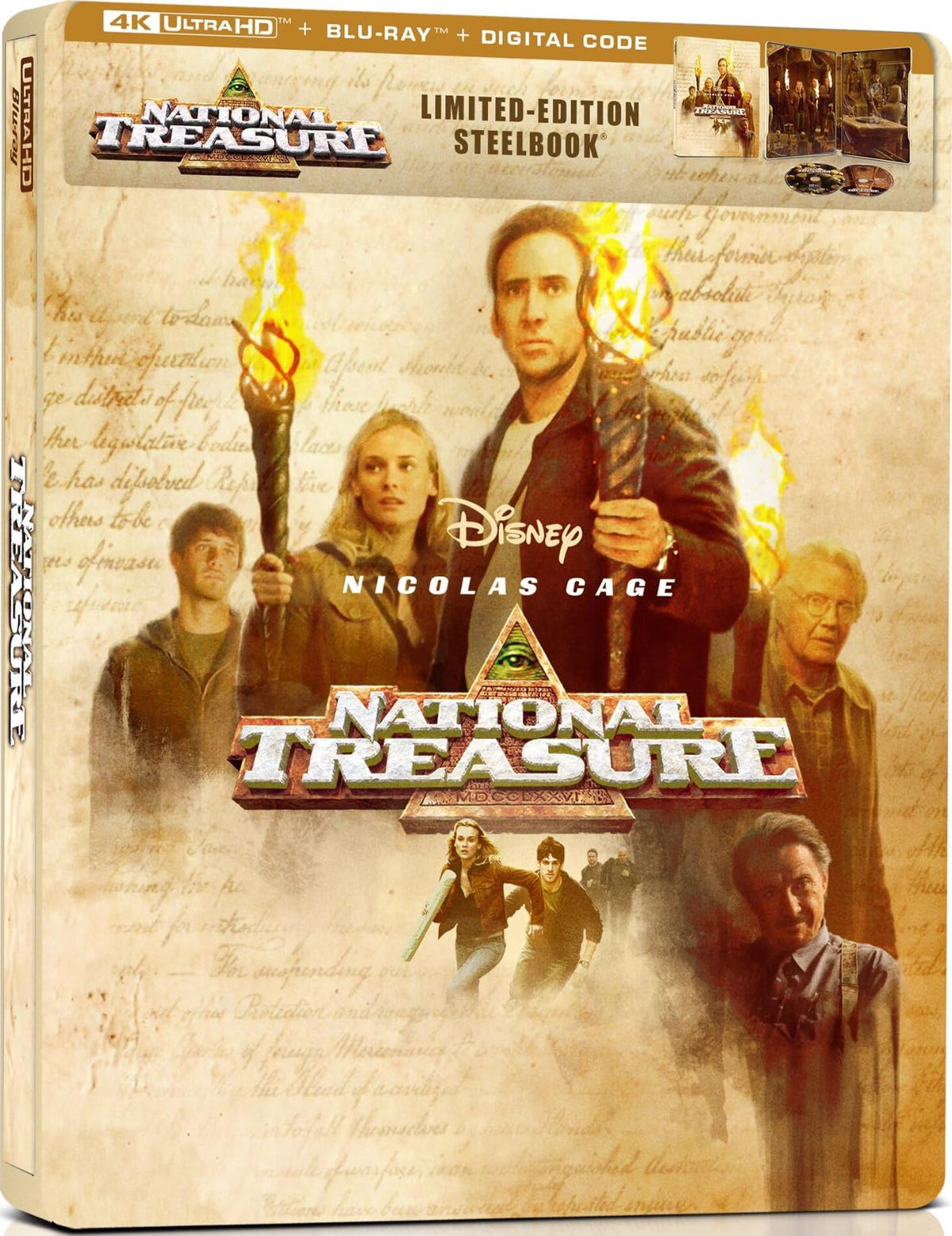 [Pre-Order] National Treasure 4K SteelBook (2004)