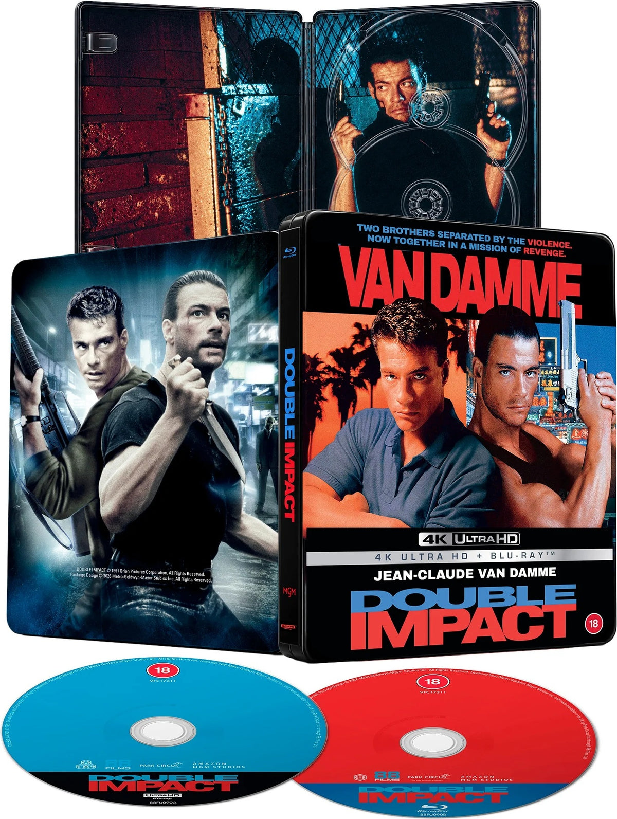 [Pre-Order] Double Impact 4K SteelBook (UK)