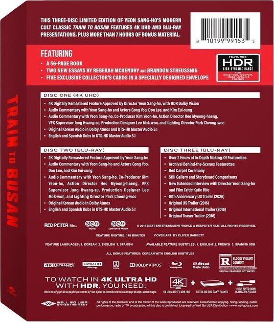 [Pre-Order] Train to Busan 4K Full Slip SteelBook: 10th Anniversary Edition