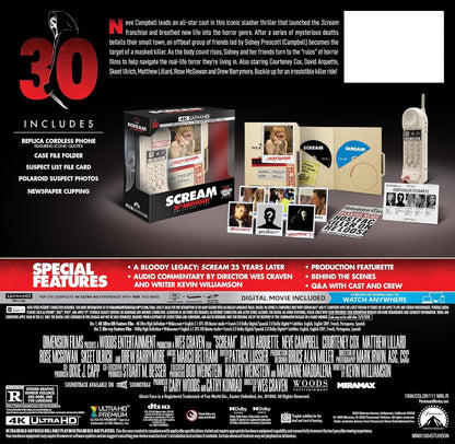 [Pre-Order] Scream 4K: Limited 30th Anniversary Edition (1996)(Exclusive)