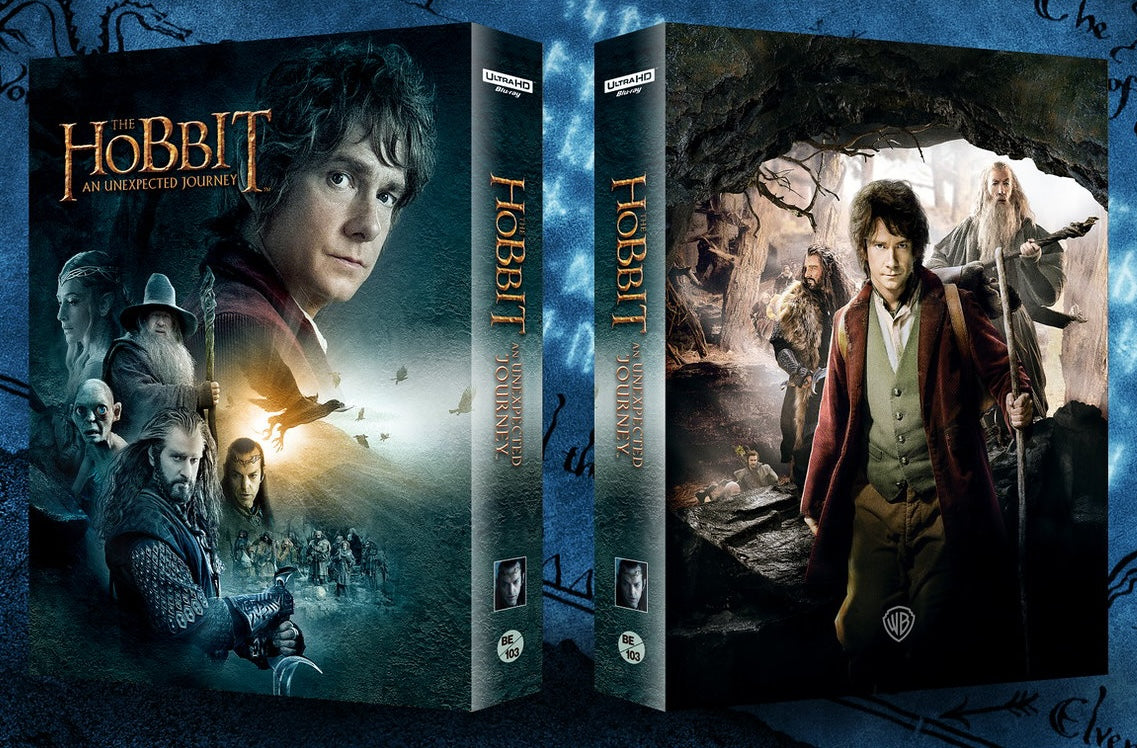The Hobbit: An Unexpected Journey 4K 1-Click SteelBook - Extended Edition (Blufans#103)(China)