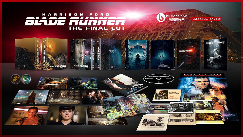 Blade Runner 4K XL Full Slip SteelBook: The Final Cut (1982)(Blufans OAB#50)(China)
