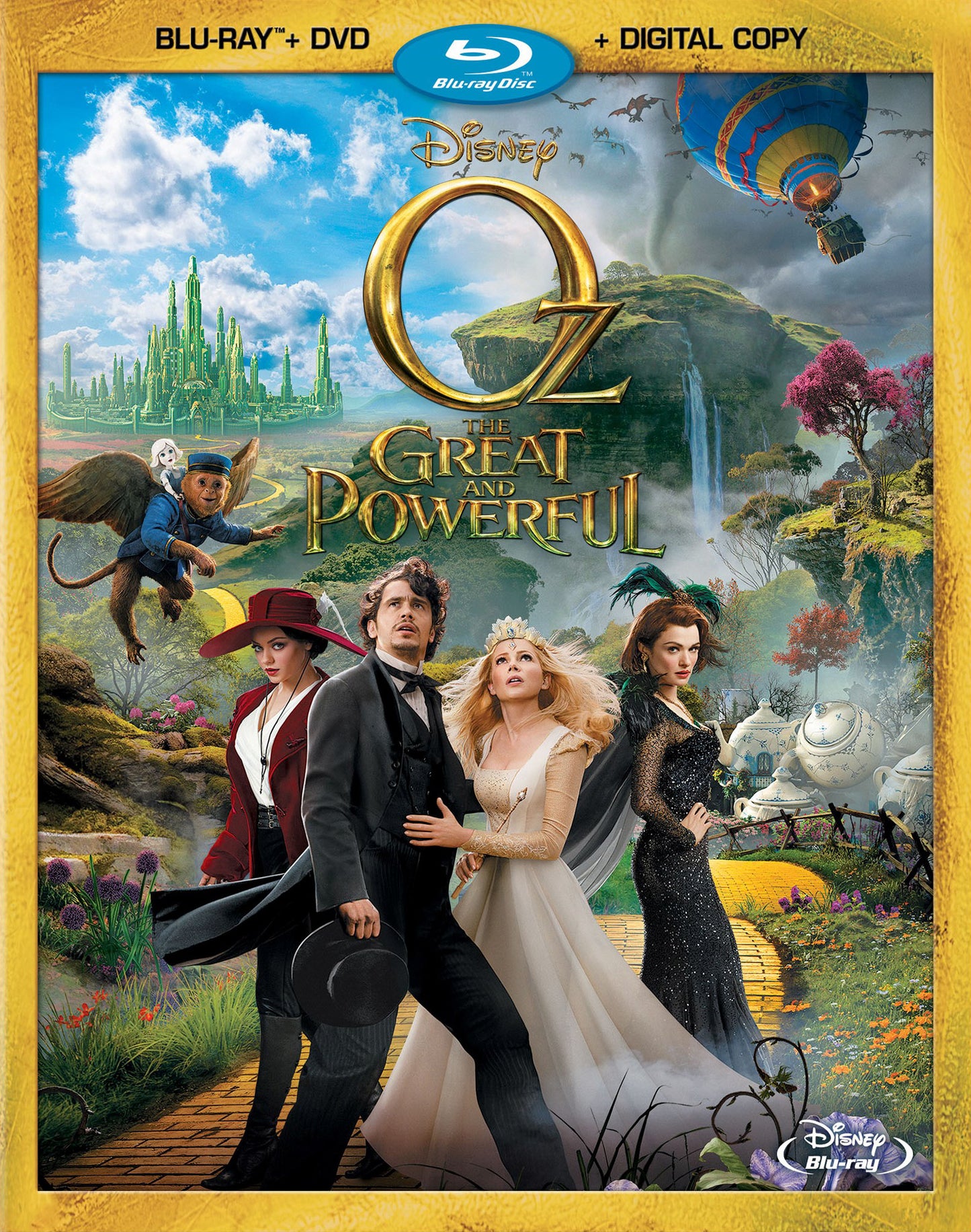 Oz the Great and Powerful (BD/DVD + Digital Copy)(Slip)