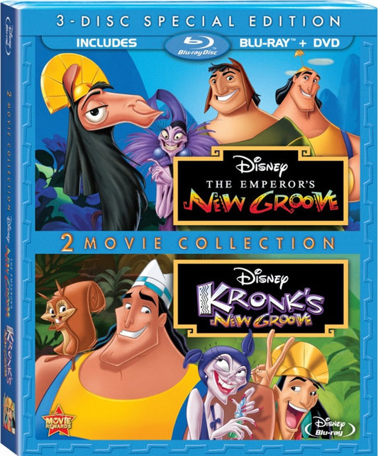 The Emperor's New Groove / Kronk's New Groove (BD/DVD)(Slip)*