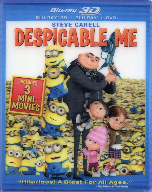 Despicable Me 3D (BD/DVD)(2010)(Lenticular Slip)