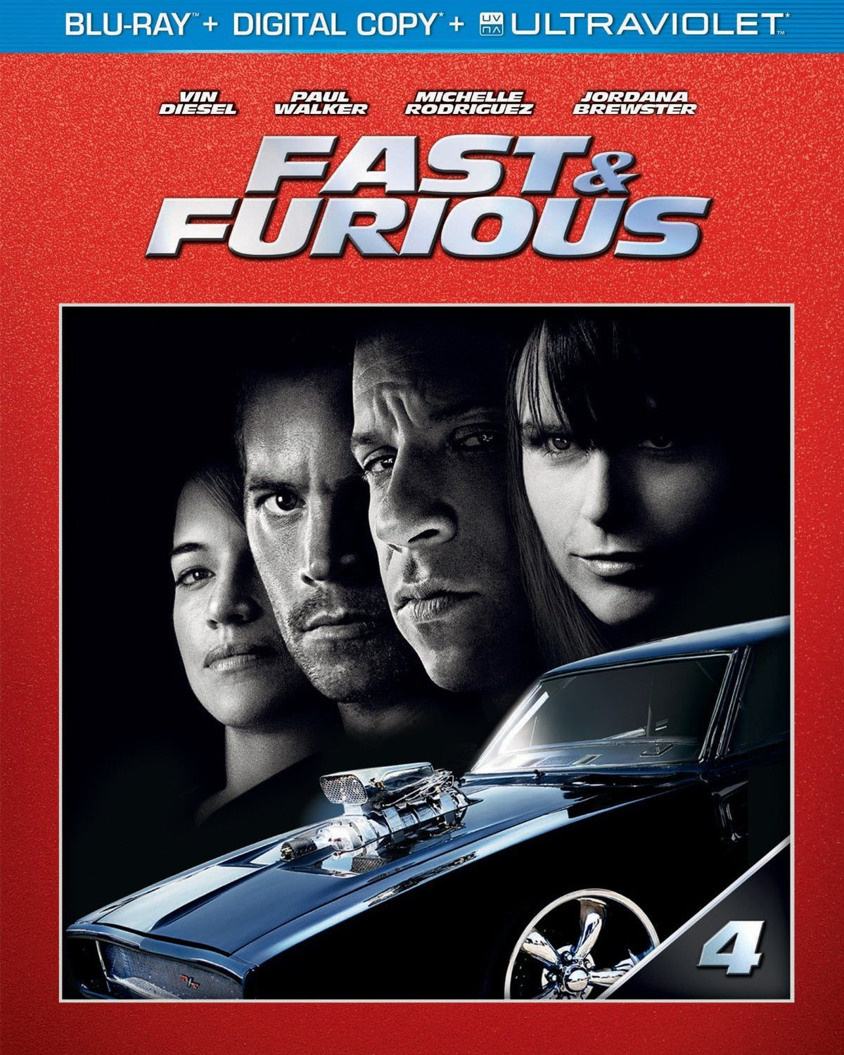 Fast and Furious (BD + Digital Copy)(Re-release)(2009)(Slip)