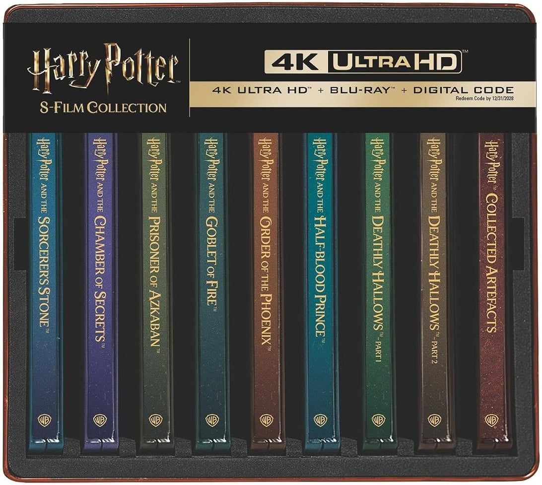 [Pre-Order] Harry Potter 4K 1-8 Collection 1-Click SteelBook (Re-release)