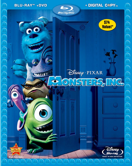 Monsters Inc. (BD/DVD + Digital Copy)(Slip)