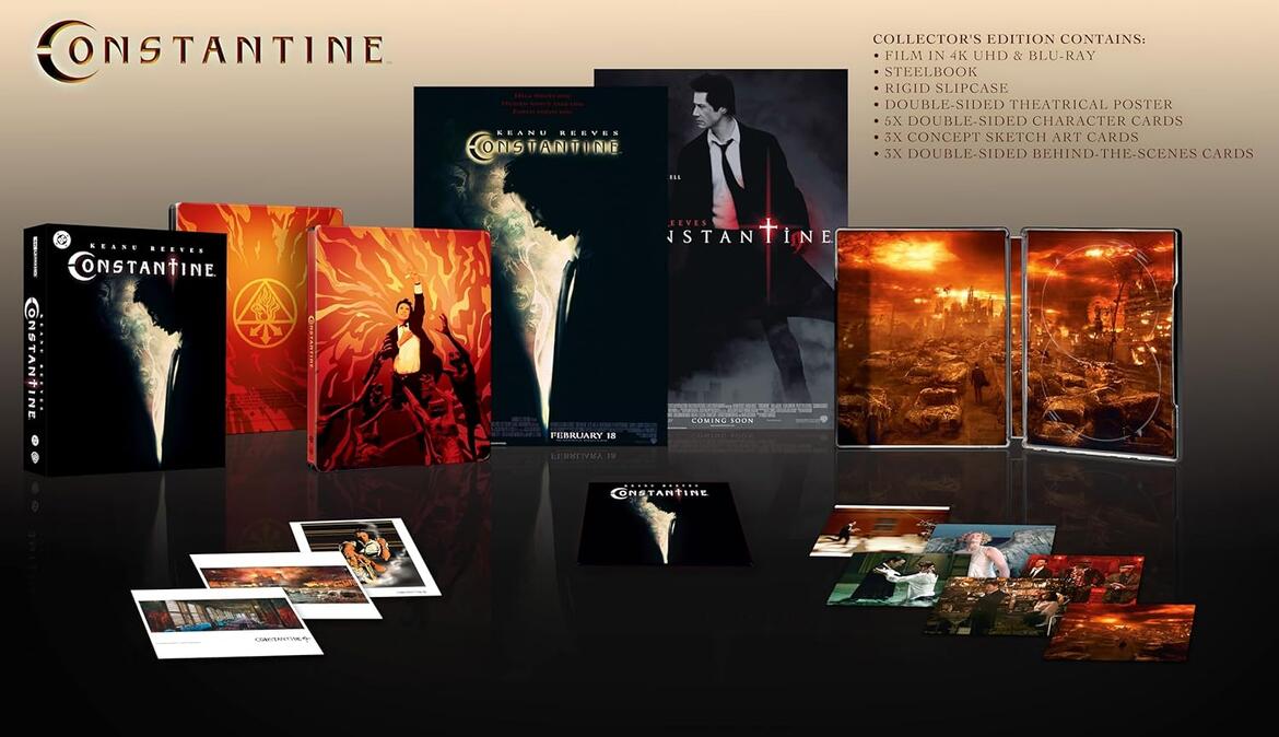 Constantine 4K Full Slip SteelBook: Ultimate Collector's Edition (UK)