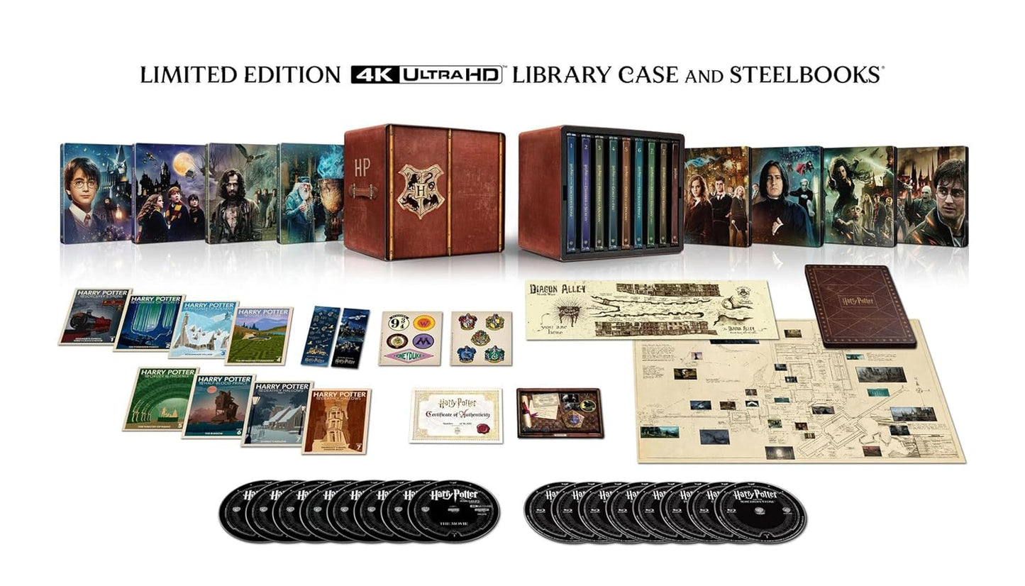 [Pre-Order] Harry Potter 4K 1-8 Collection 1-Click SteelBook (Re-release)