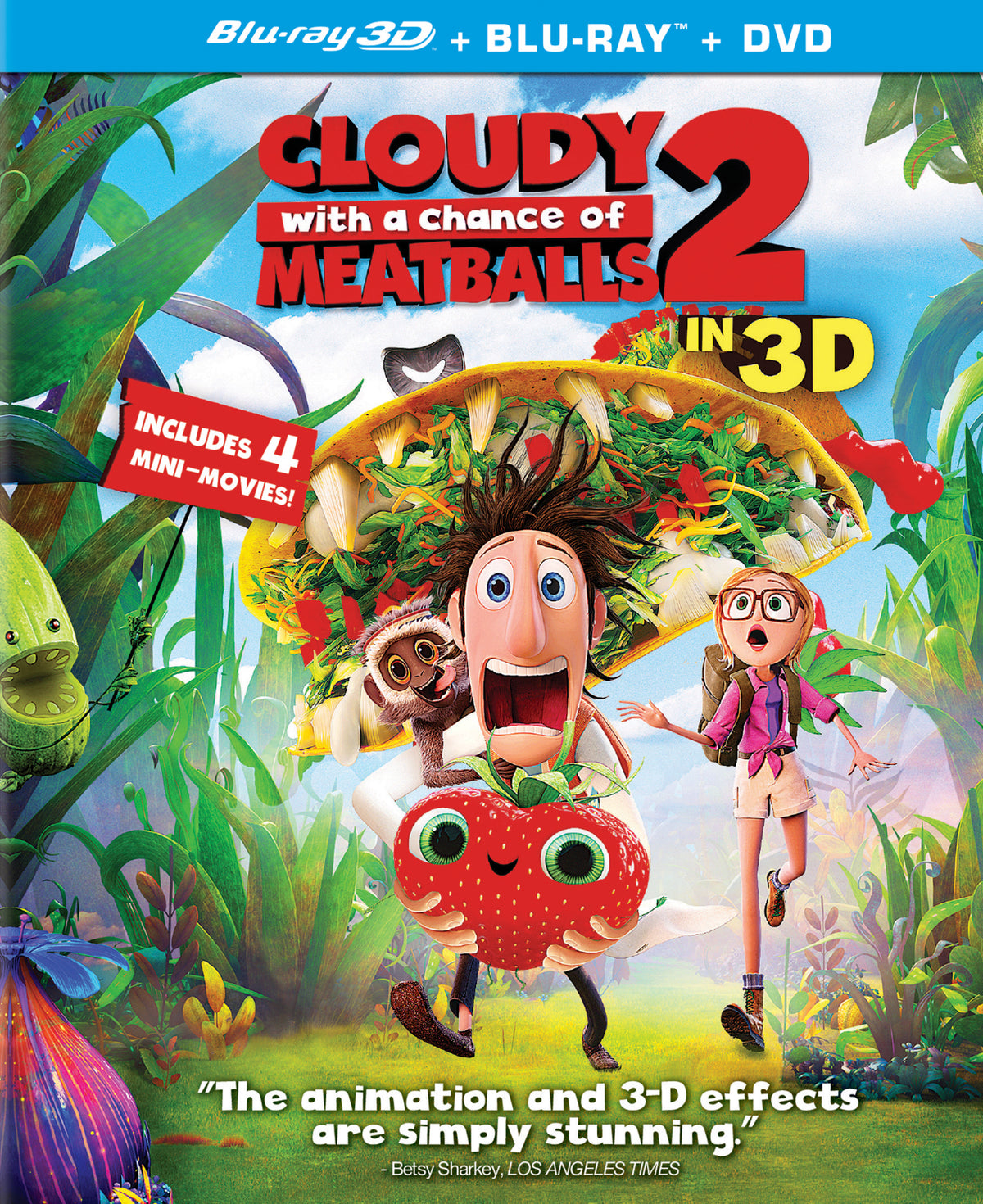Cloudy with a Chance of Meatballs 2 3D (2013)(Lenticular Slip)