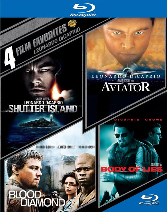 4 Film Favorites: Leonardo DiCaprio - Shutter Island / The Aviator / Blood Diamond / Body of Lies (Slip)