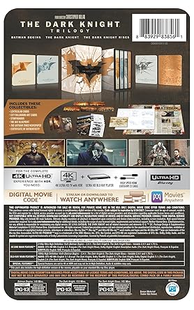 The Dark Knight 4K Trilogy 1-Click SteelBook (Exclusive)