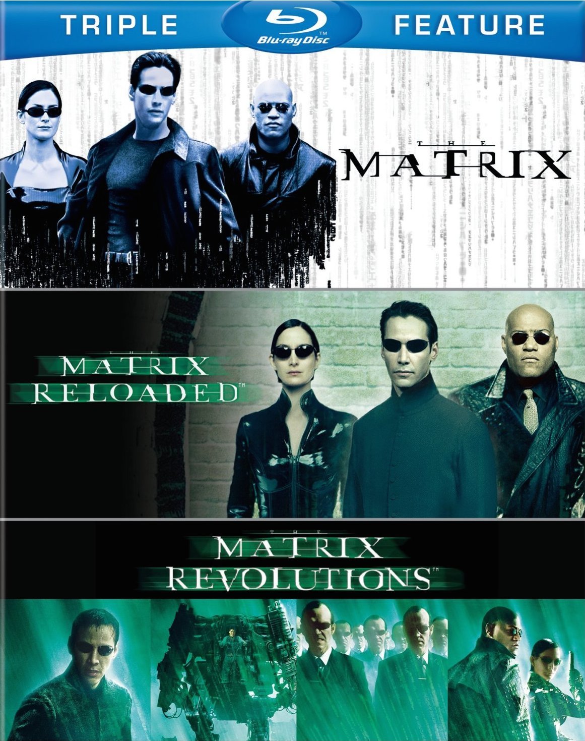 The Matrix Trilogy: The Matrix / Reloaded / Revolutions (Slip)