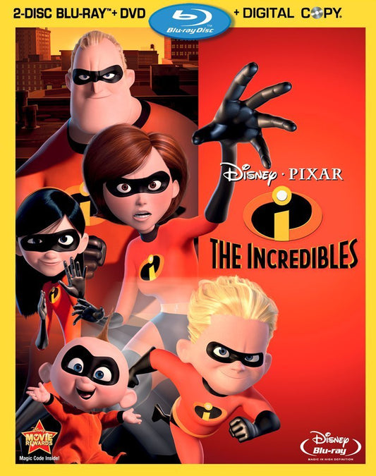 The Incredibles (2004)(BD/DVD + Digital Copy)(Slip)