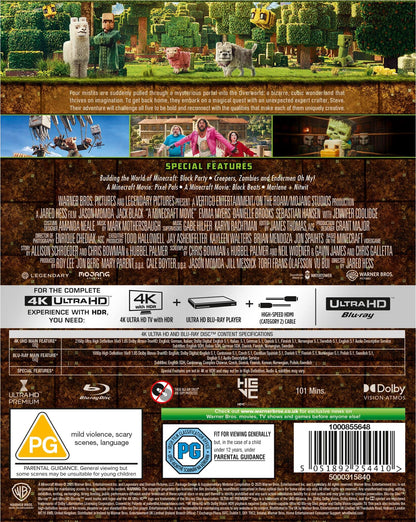 A Minecraft Movie 4K SteelBook - Day/dNight Scene Edition (UK)