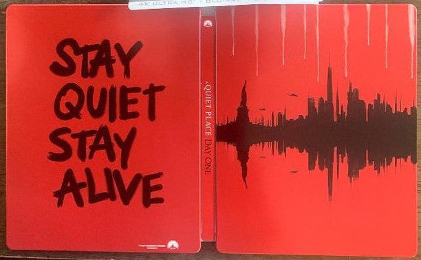 A Quiet Place: Day One 4K SteelBook - Red Edition (2024)(Exclusive)