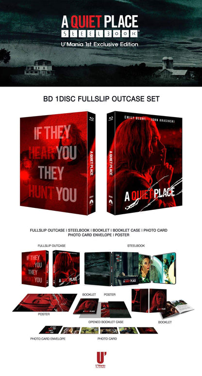 A Quiet Place 4K 1-Click SteelBook (2018)(UME#01)(Korea)