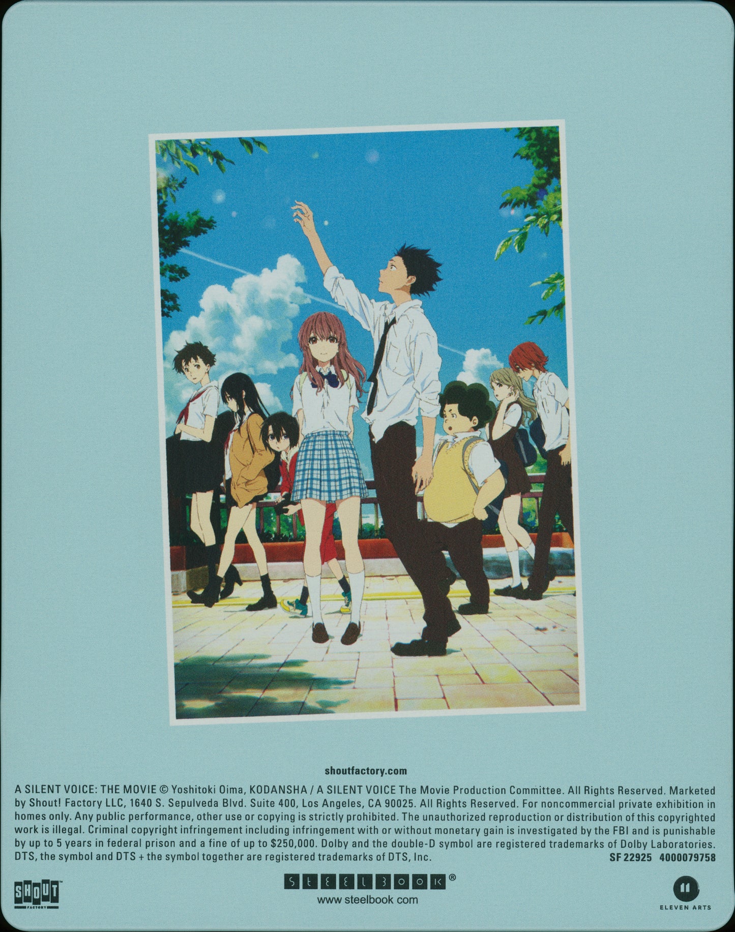 A Silent Voice: The Movie SteelBook