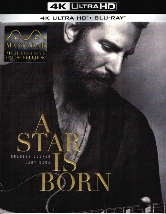 A Star is Born 4K Full Slip SteelBook: Extended Cut (2018)(ME#25)(Hong Kong)