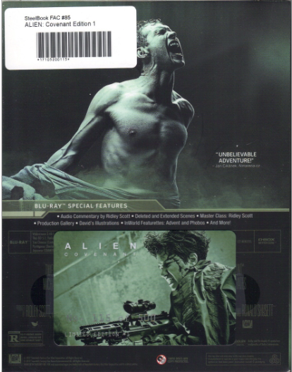 Alien: Covenant Full Slip SteelBook + Lenticular Magnet (FAC#85)(Czech)