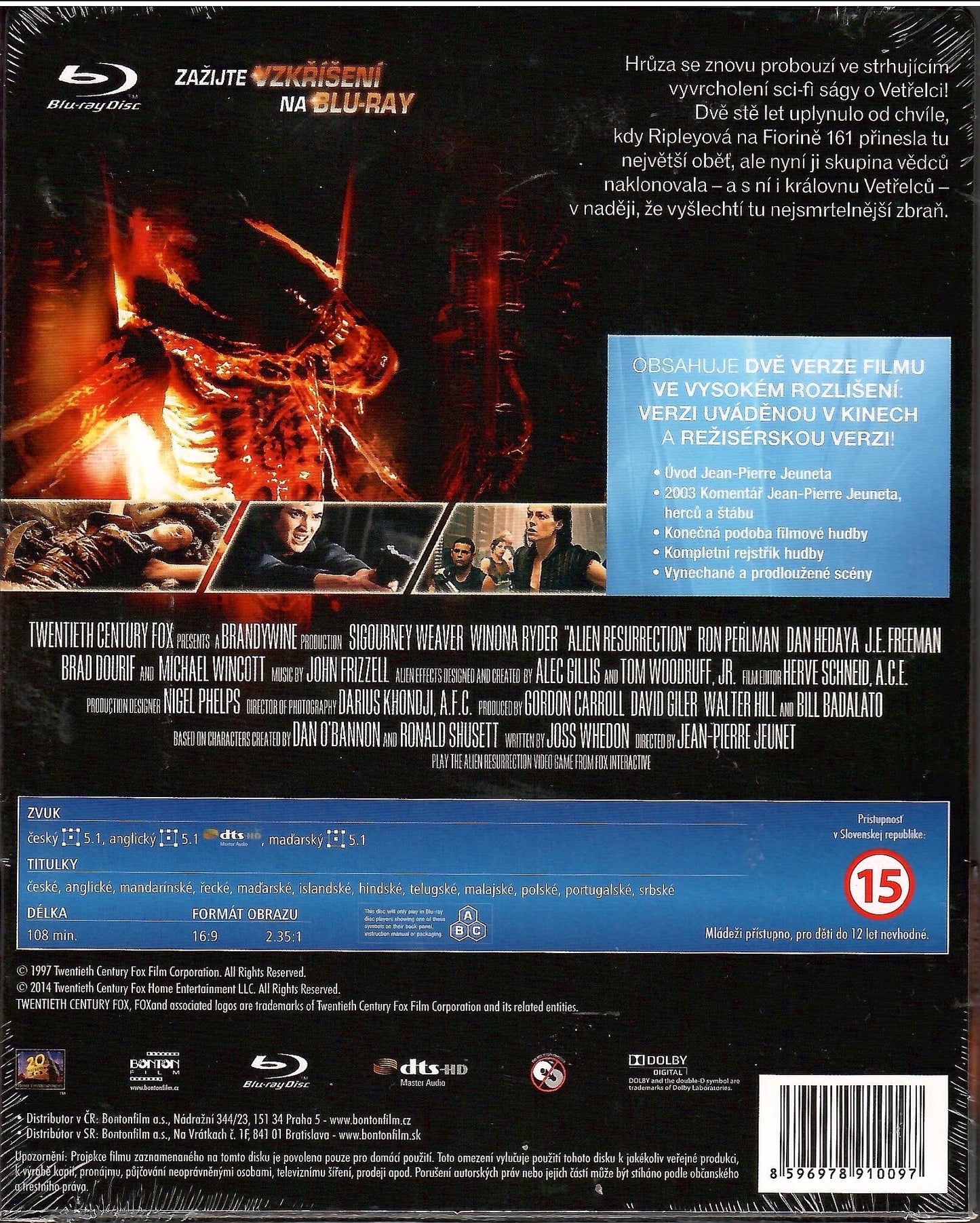 Alien: Resurrection SteelBook (Czech)