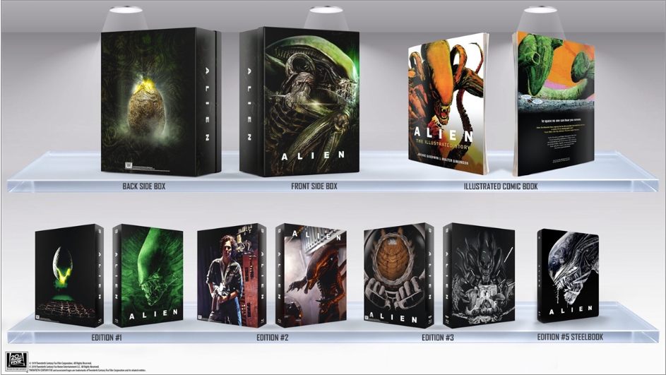 Alien 4K XL 1-Click SteelBook Maniacs Box Set (1979)(FAC#120)(Czech)