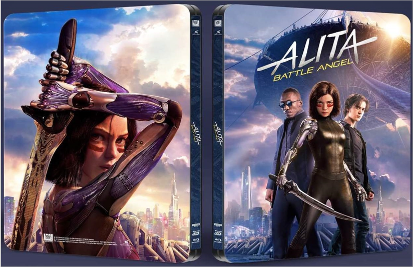 Alita: Battle Angel 3D & 4K XL Double Lenticular SteelBook (BB#21)(Czech)