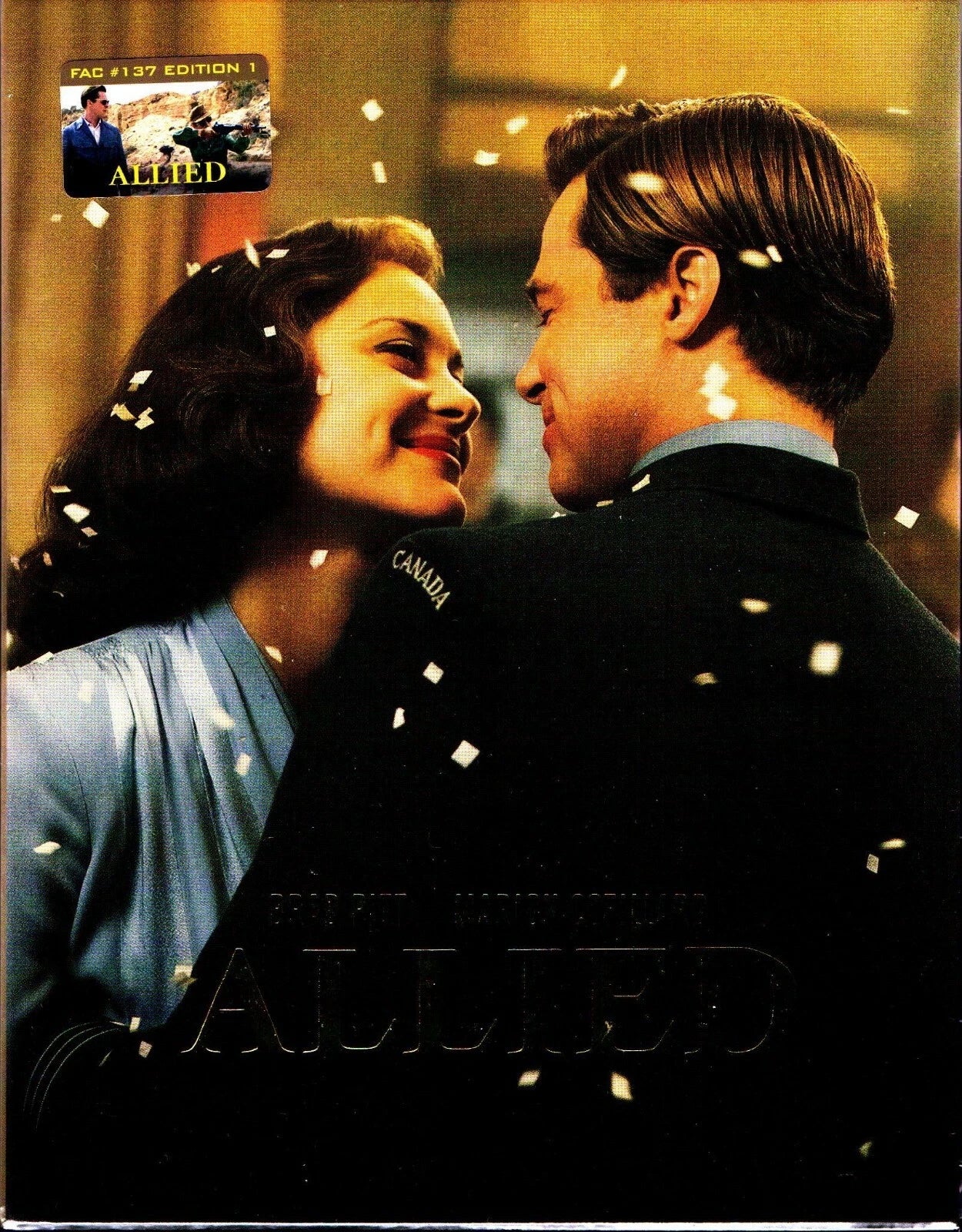 Allied XL Full Slip SteelBook + Lenticular Magnet (2016)(FAC#137)(Czech)