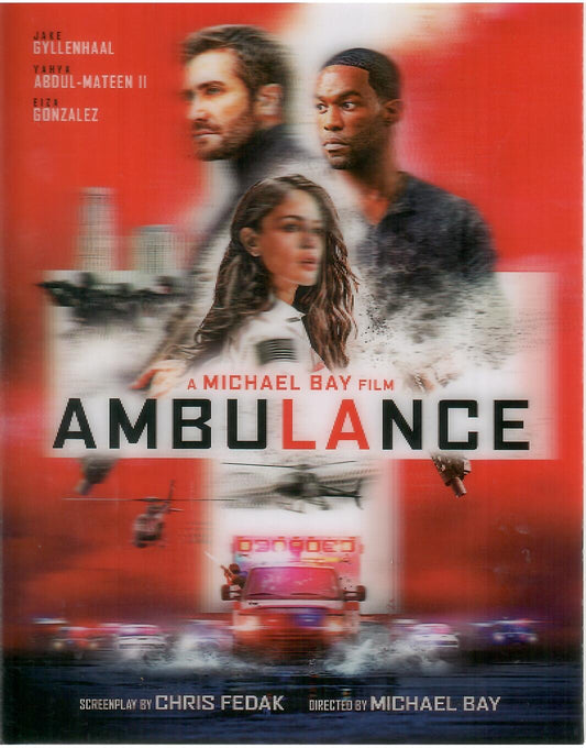 Ambulance Lenticular Sticker For SteelBook (2022)(FAC#186)(Czech)