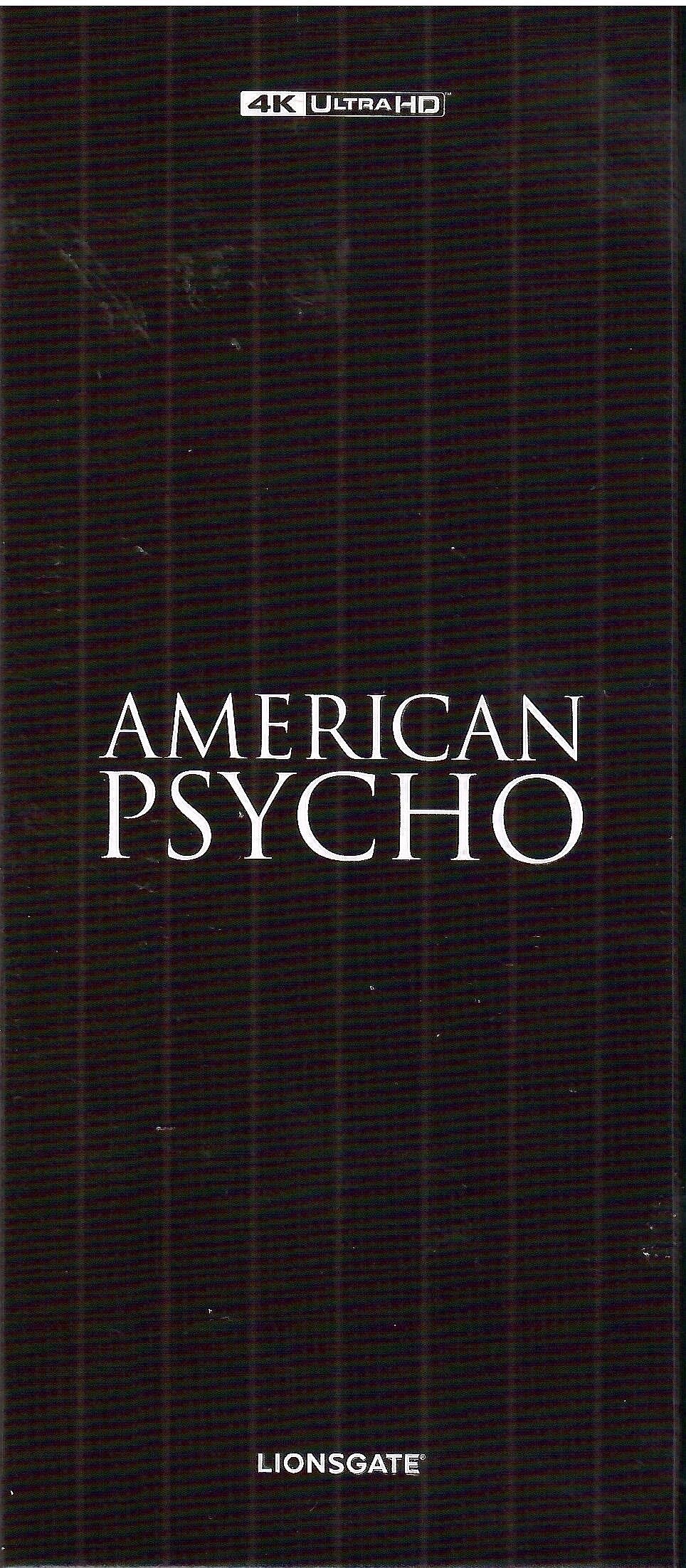 American Psycho 4K 1-Click SteelBook (ME#63)(Hong Kong)