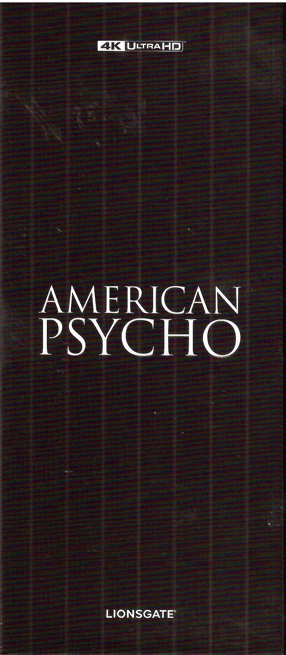 American Psycho 4K 1-Click SteelBook (ME#63)(Hong Kong)