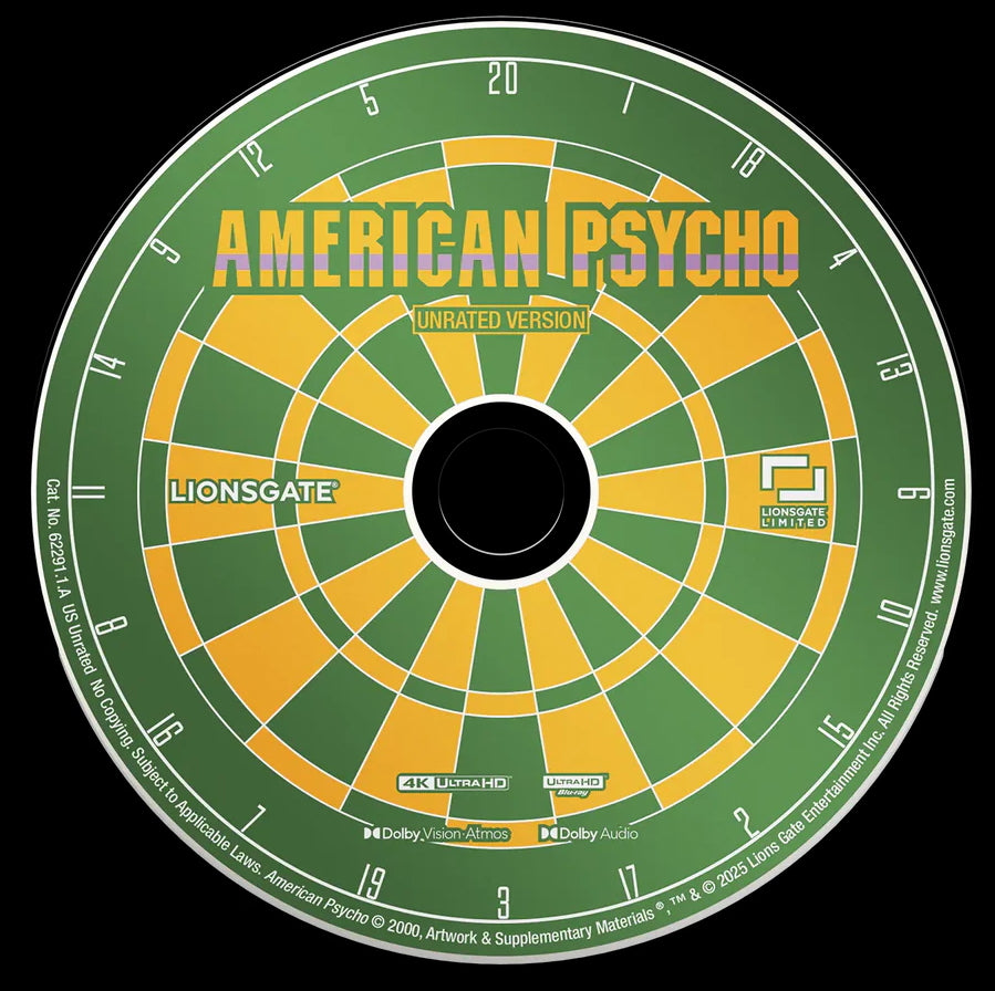 American Psycho 4K DigiPack: Uncut Version w/ Corrected Disc (Exclusive)