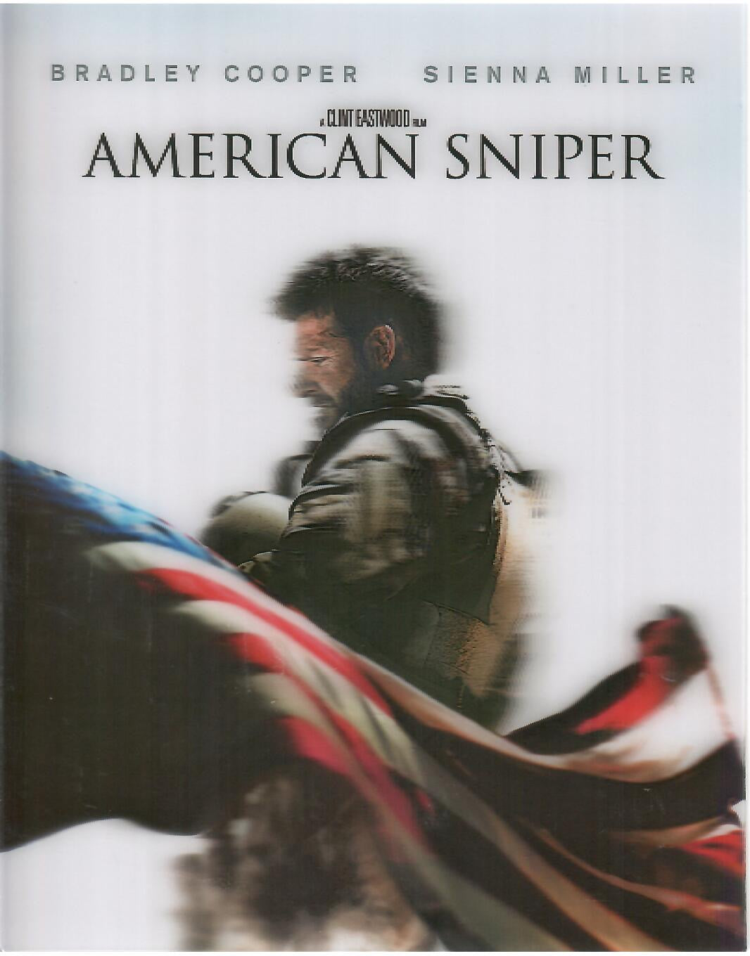 American Sniper Lenticular Sticker For SteelBook (FAC#180)(Czech)