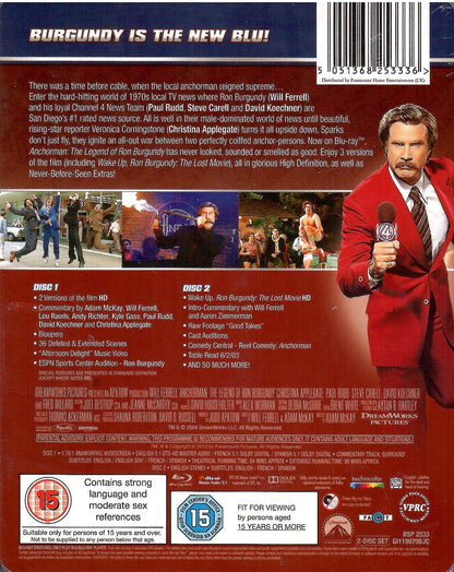 Anchorman: The Legend of Ron Burgundy SteelBook - Unrated (UK)