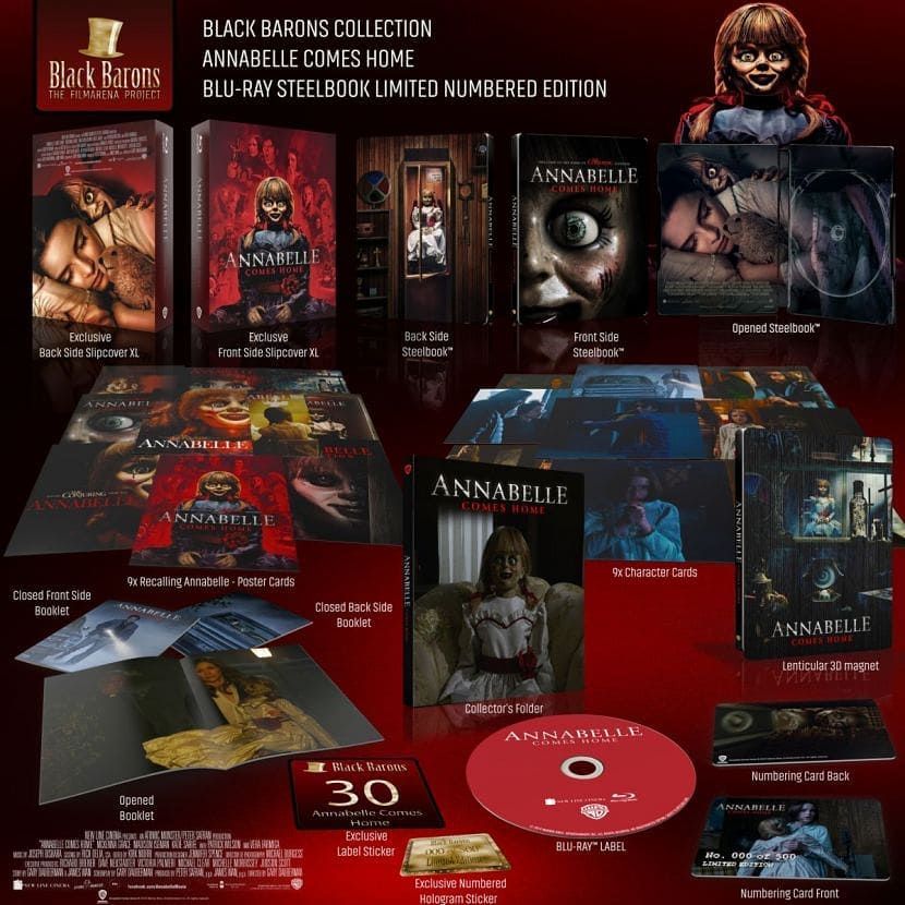 Annabelle Comes Home XL Full Slip SteelBook + Lenticular Magnet (BB#30)(Czech)